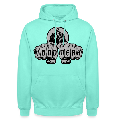 Unisex Hoodie "Maurer" Mint Unisex Hoodie