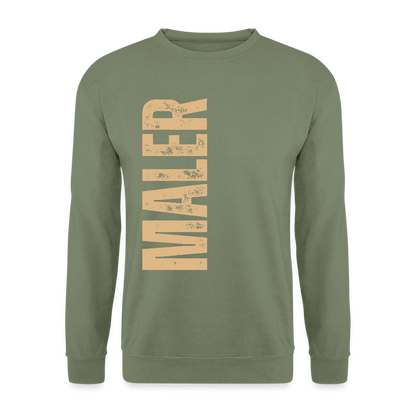 Unisex Pullover "Maler" Armeegrün Unisex Pullover