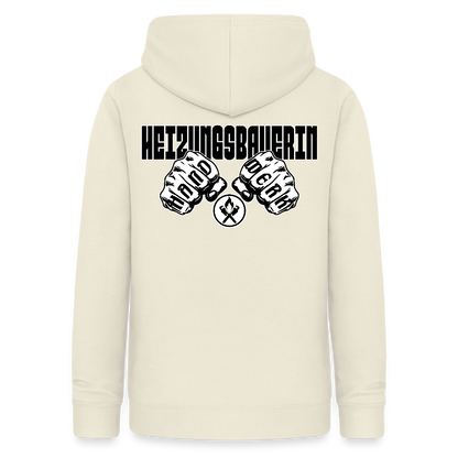 Frauen Hoodie "Heizungsbauerin" (beidseitig beruckt) Vanille-Milchshake Frauen Hoodie