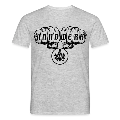 Unisex T-Shirt "Maurer" Grau meliert Männer T-Shirt