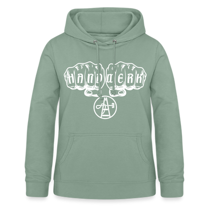 Frauen Hoodie "Gebäudereiniger" Graugrün Frauen Hoodie