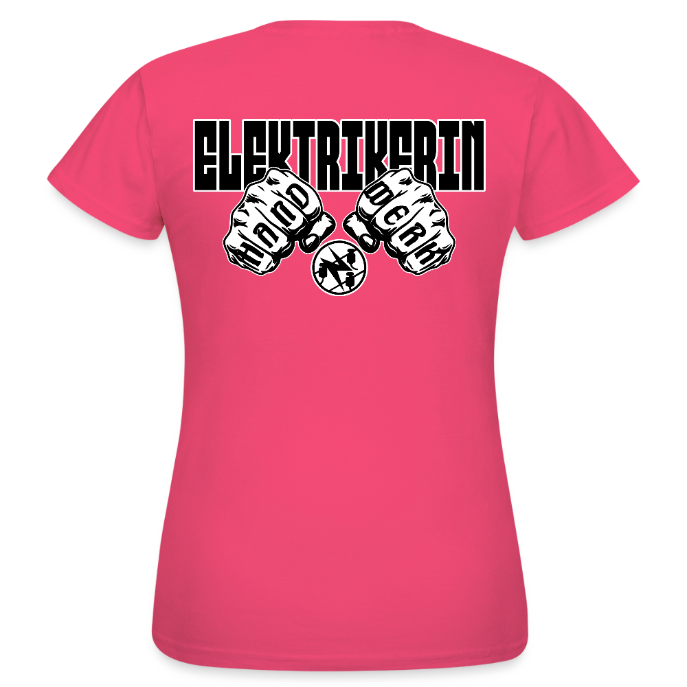 Frauen T-Shirt "Elektrikerin" (beidseitig bedruckt) Azalea Frauen T-Shirt