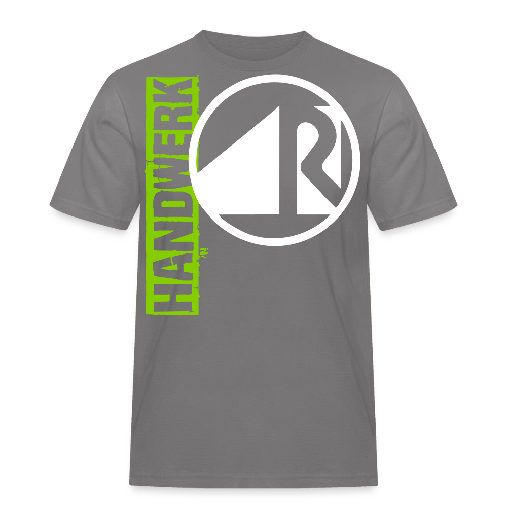Unisex Workwear T-Shirt "Raumausstatter" Grau Männer Workwear T-Shirt