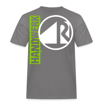 Unisex Workwear T-Shirt "Raumausstatter" Grau Männer Workwear T-Shirt