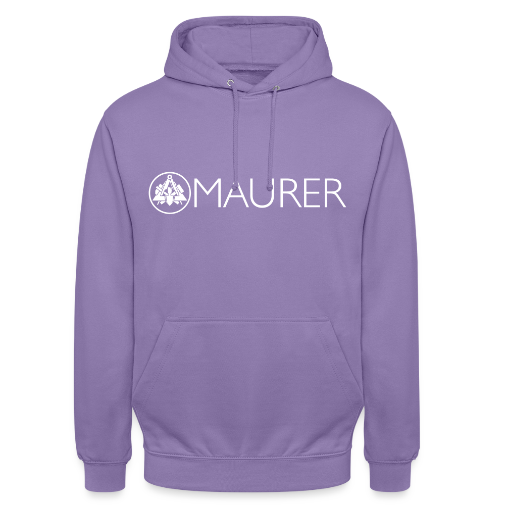Unisex Hoodie "Maurer" Lavendel Unisex Hoodie
