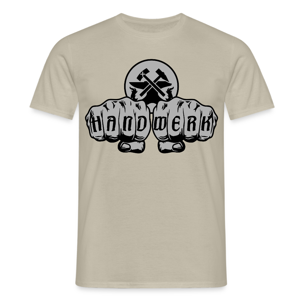 Unisex T-Shirt "Metallbauer" Sandbeige Männer T-Shirt