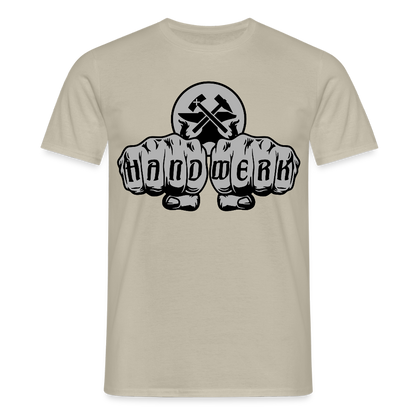 Unisex T-Shirt "Metallbauer" Sandbeige Männer T-Shirt