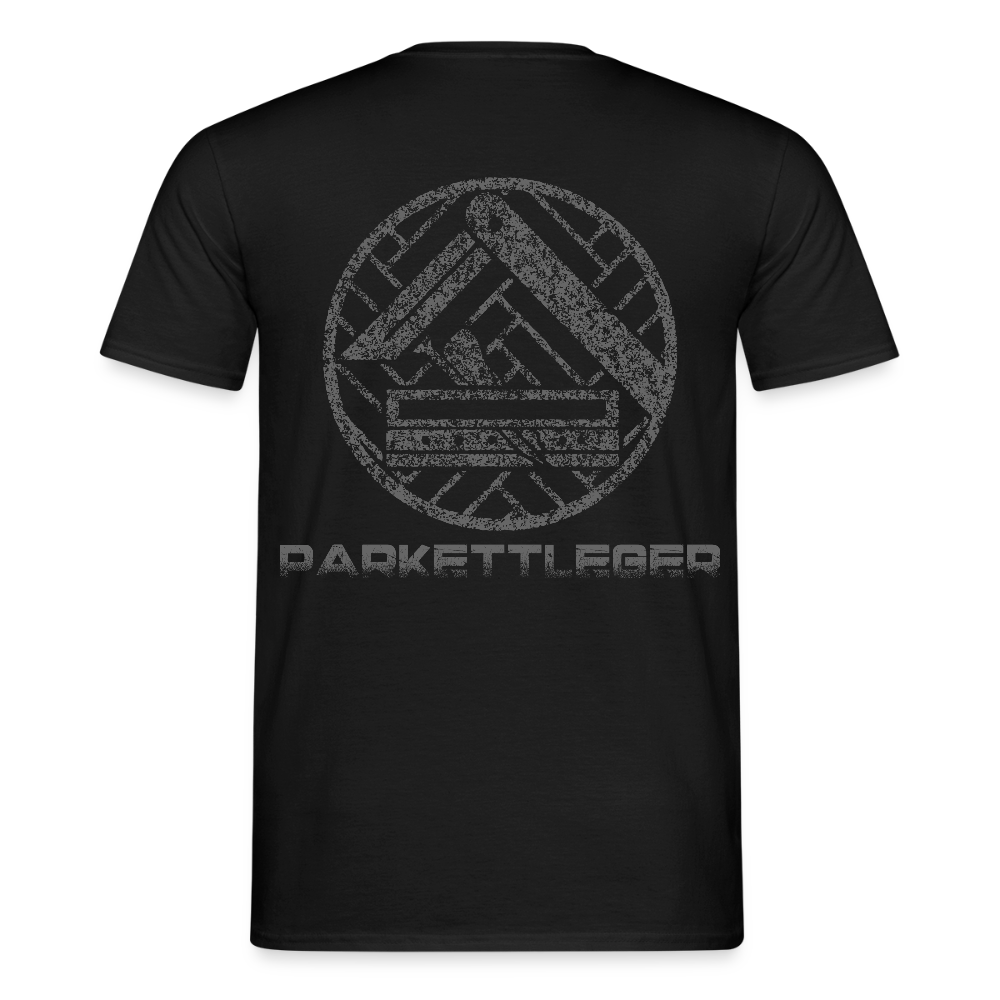Unisex T-Shirt "Parkettleger" Schwarz Männer T-Shirt
