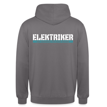 Unisex Hoodie HW-300 | MACHER "Elektriker" Mittelgrau Unisex Hoodie {{ color }}