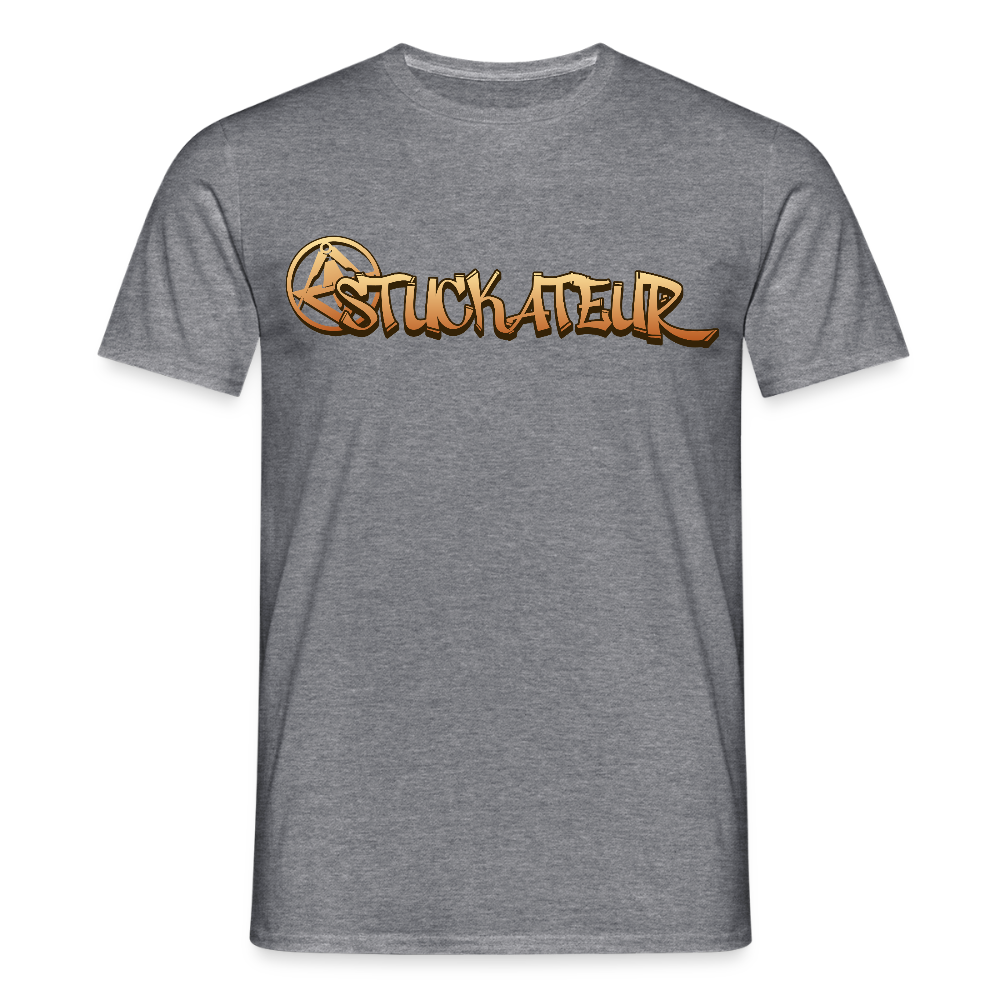 Unisex T-Shirt "Stuckateur" Graphit meliert Männer T-Shirt