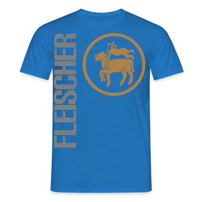 Unisex T-Shirt "Fleischer" Royalblau Männer T-Shirt