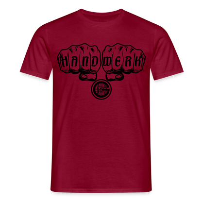 Unisex T-Shirt "Gerüstbauer" Ziegelrot Männer T-Shirt
