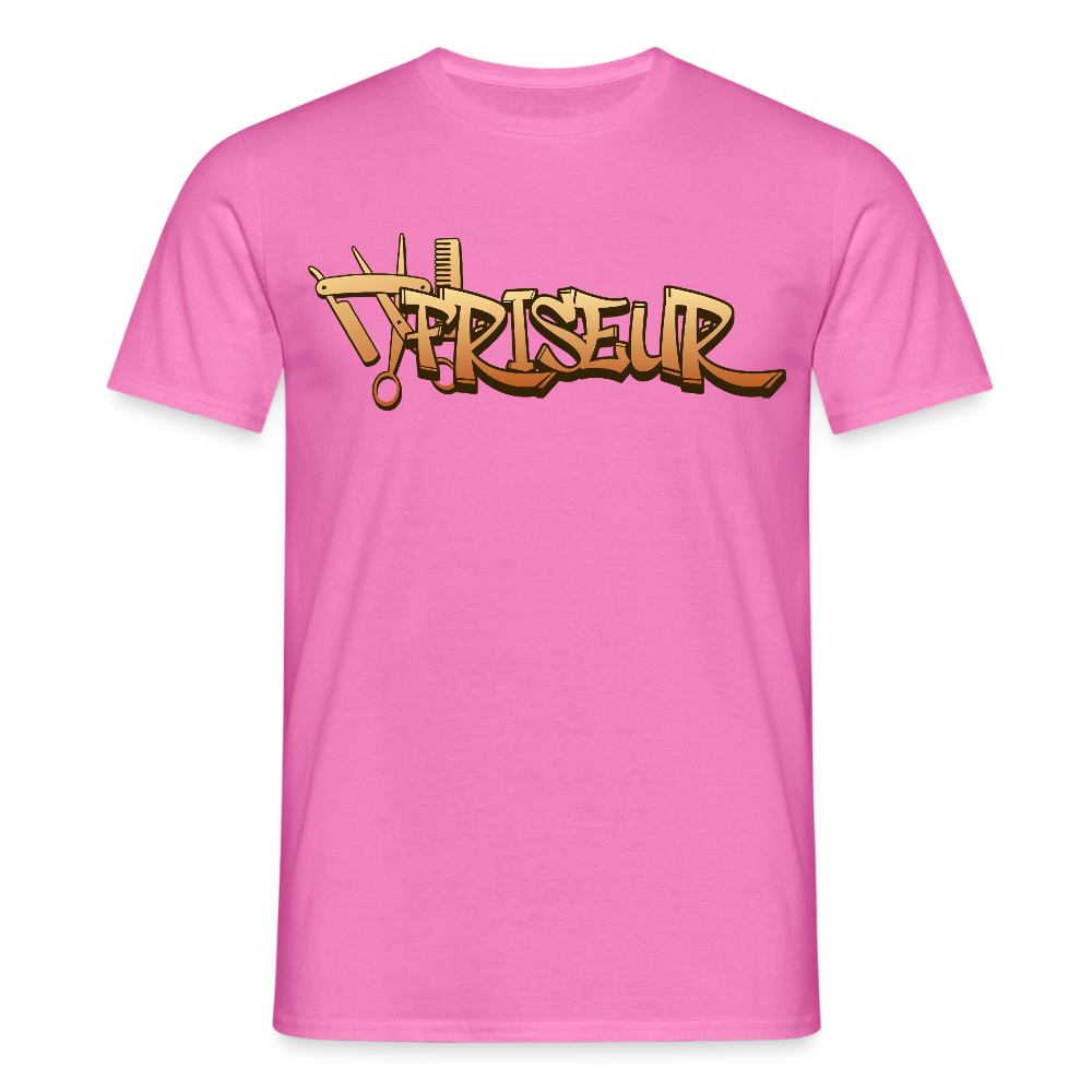 Unisex T-Shirt "Friseur" Pink Männer T-Shirt
