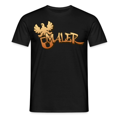 Unisex T-Shirt "Maler" Schwarz Männer T-Shirt