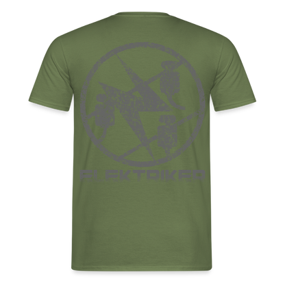 Unisex T-Shirt "Elektriker" Militärgrün Männer T-Shirt