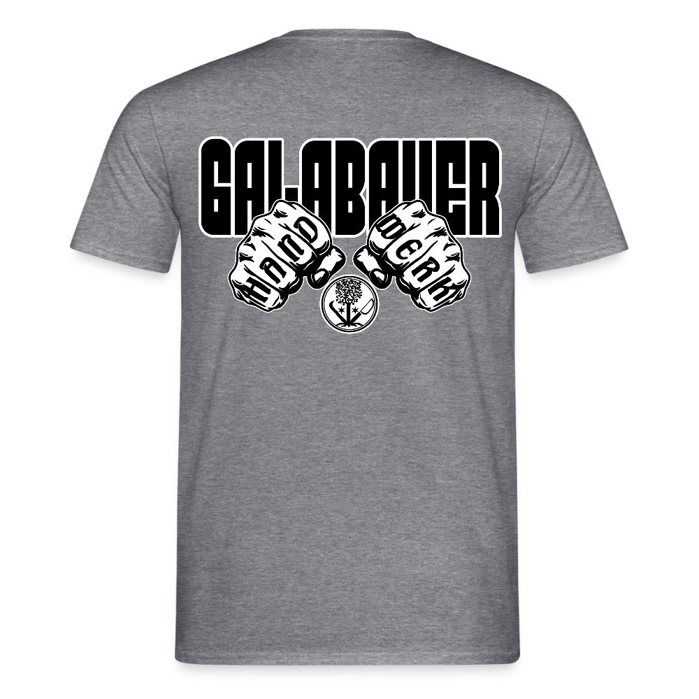 Unisex T-Shirt "GaLaBauer" Graphit meliert Männer T-Shirt