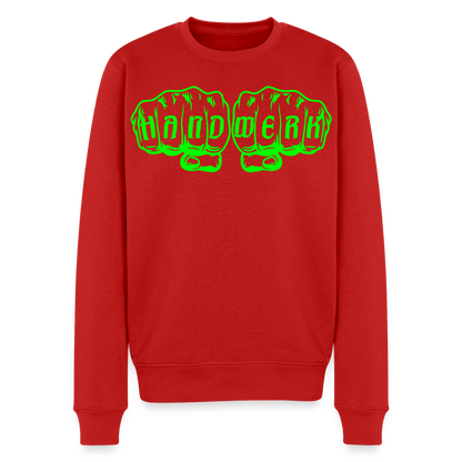 Unisex Premium Pullover "Metallbauer" neongrün Rot Männer Premium Pullover