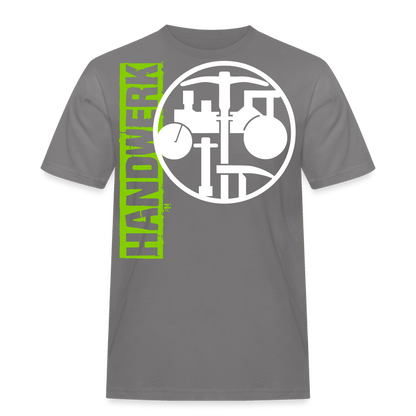 Unisex Workwear T-Shirt "Strassenbauer" Grau Männer Workwear T-Shirt
