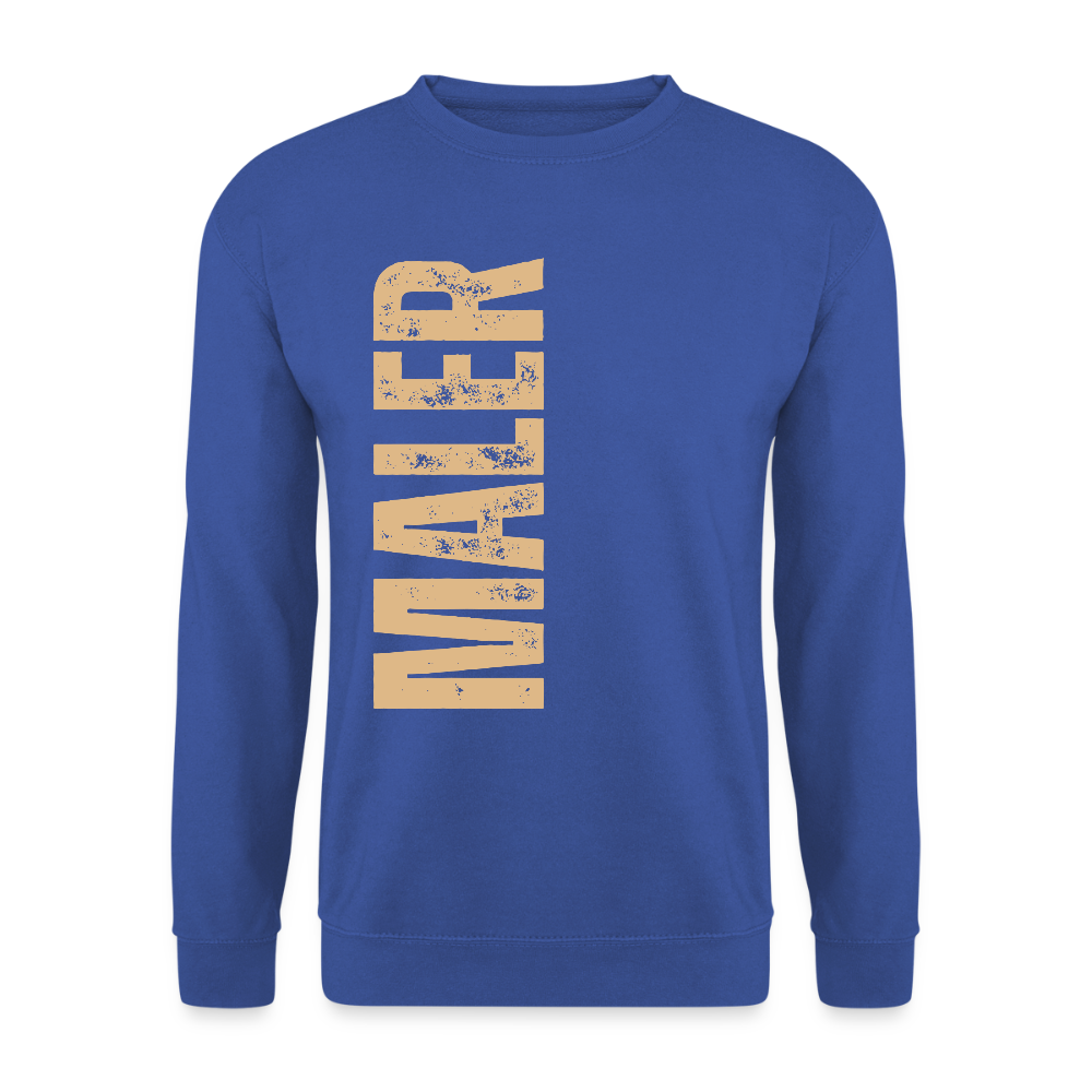 Unisex Pullover "Maler" Royalblau Unisex Pullover