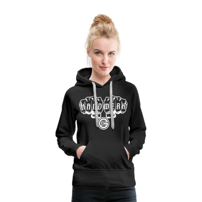 Frauen Premium Hoodie "Gerüstbauer" - Schwarz