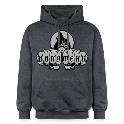 Gildan Unisex Softstyle® "Klimatechniker" Dunkelgrau meliert Gildan Unisex Softstyle® Midweight Hoodie