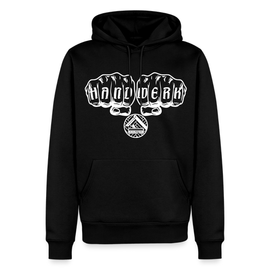 Männer Premium Hoodie "Parkettleger" - Schwarz