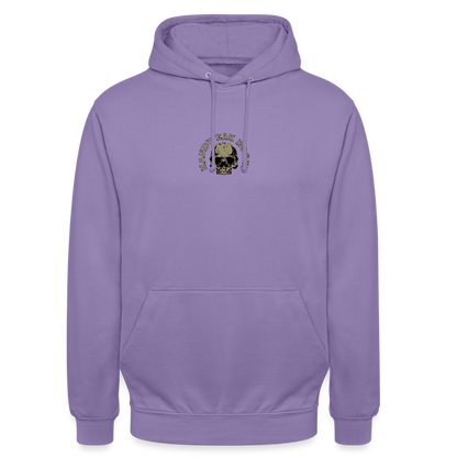 Unisex Hoodie "Handwerk-Rockt" (beidseitig bedruckt) - Lavendel