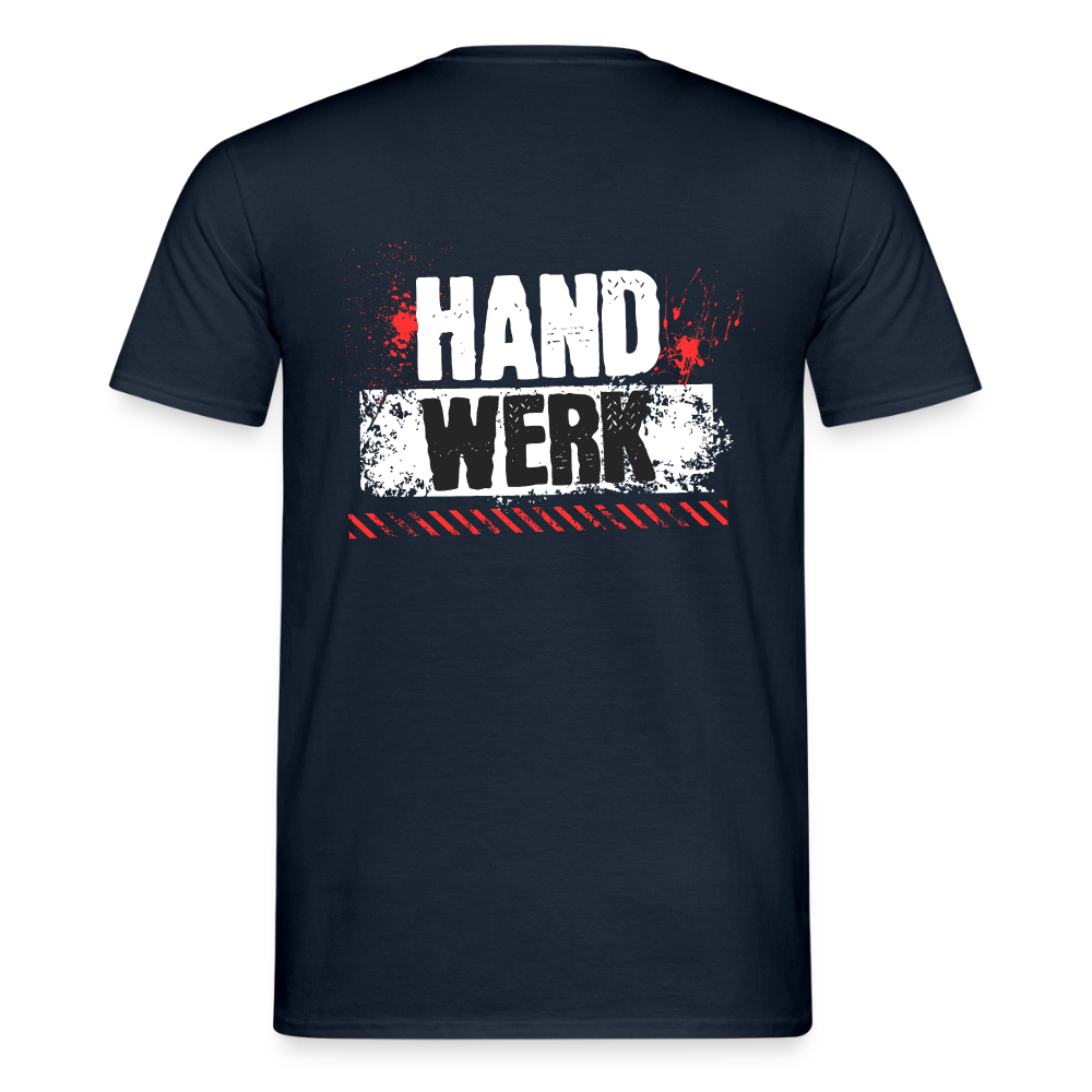 Unisex Handwerk T-Shirt von Spreadconnect, Männer T-Shirt mit Druck hinten, bequemes Baumwollshirt in neutralem Design