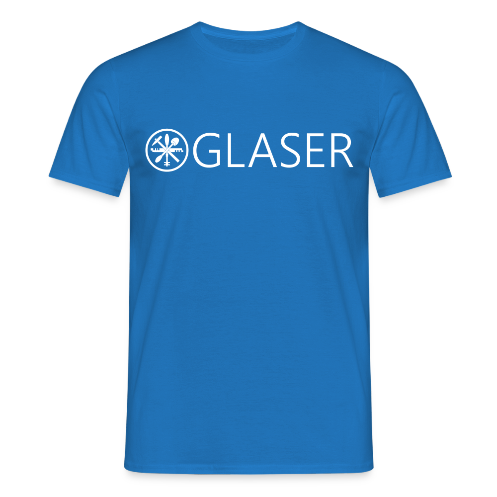 Unisex T-Shirt "Glaser" Royalblau Männer T-Shirt