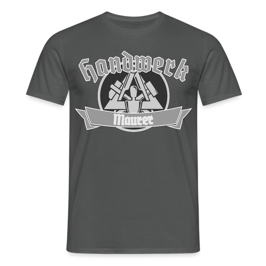 Unisex T-Shirt "Maurer" Anthrazit Männer T-Shirt