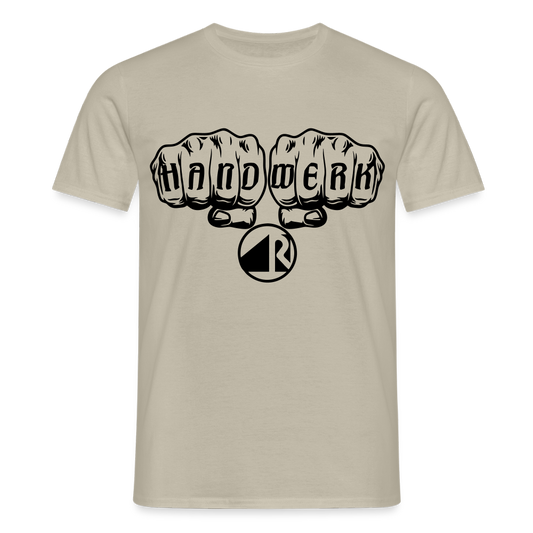 Unisex T-Shirt "Raumausstatter" Sandbeige Männer T-Shirt
