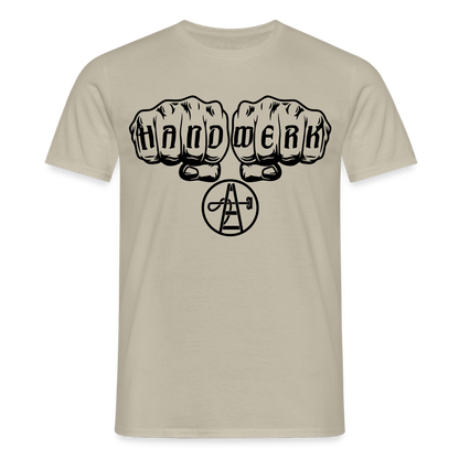 Unisex T-Shirt "Gebäudereiniger" Sandbeige Männer T-Shirt