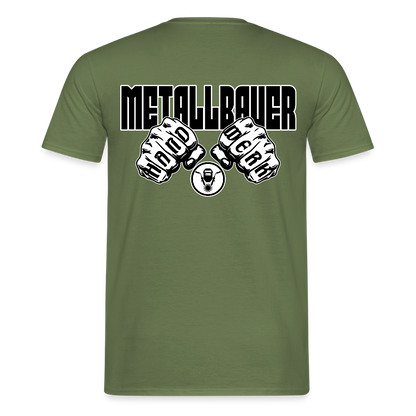 Unisex T-Shirt "Metallbauer" - Militärgrün
