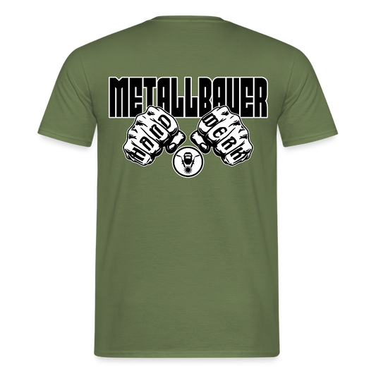 Unisex T-Shirt "Metallbauer" - Militärgrün
