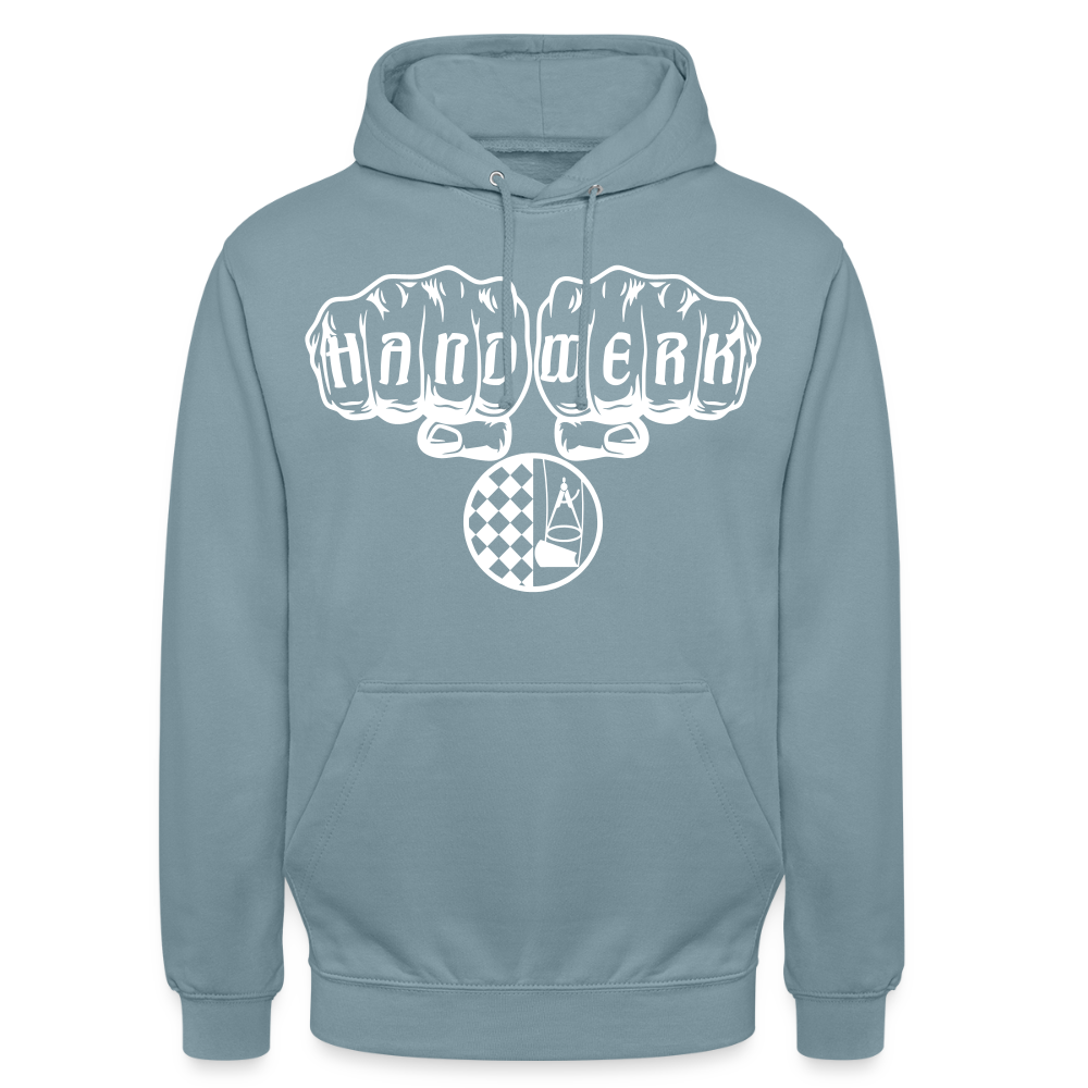 Unisex Hoodie "Bodenleger" Nebelblau Unisex Hoodie
