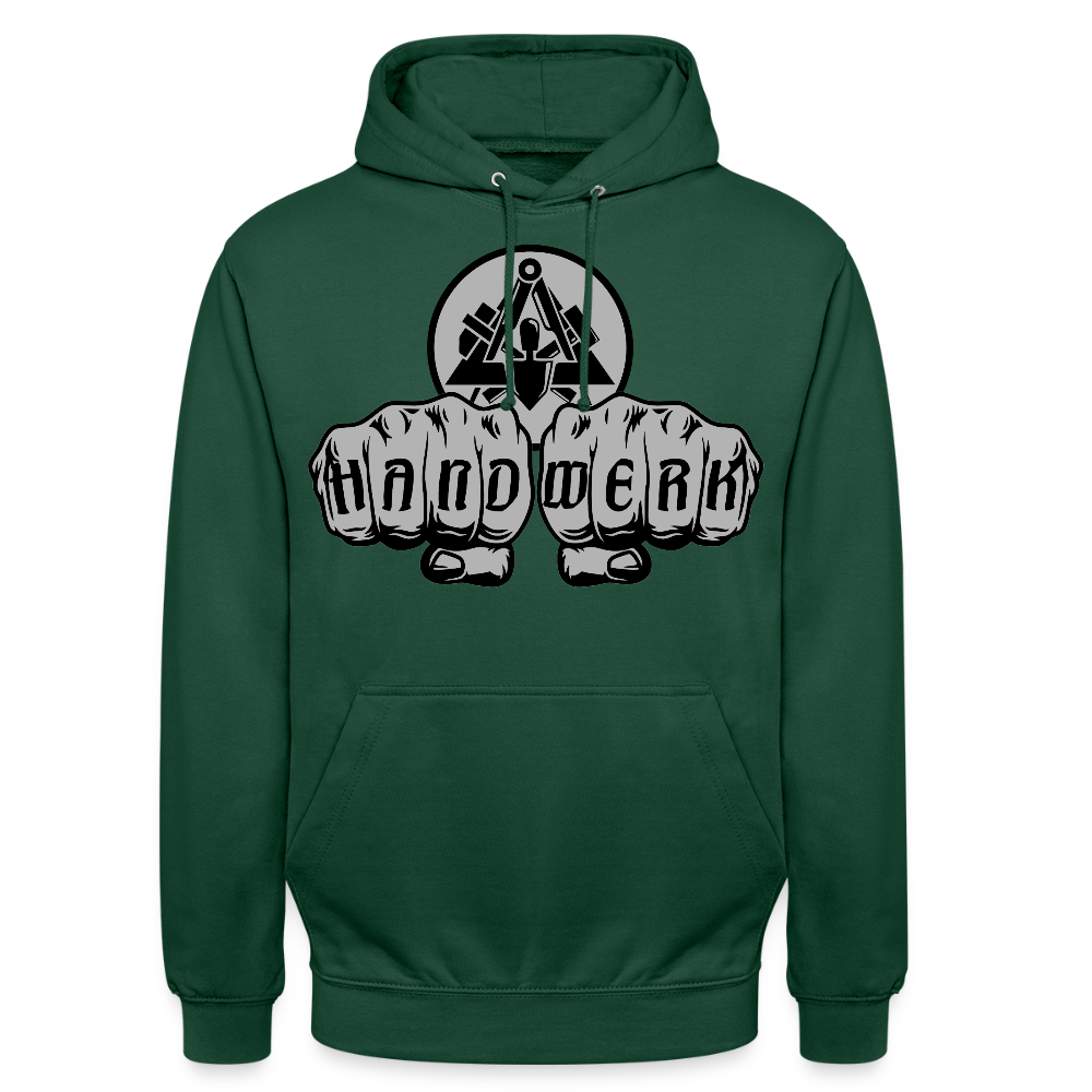 Unisex Hoodie "Maurer" Flaschengrün Unisex Hoodie