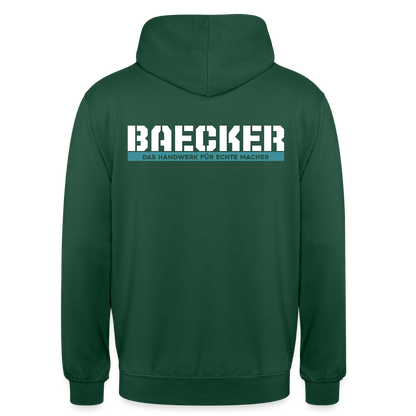 Unisex Hoodie HW-300 | MACHER "Bäcker" Flaschengrün Unisex Hoodie {{ color }}