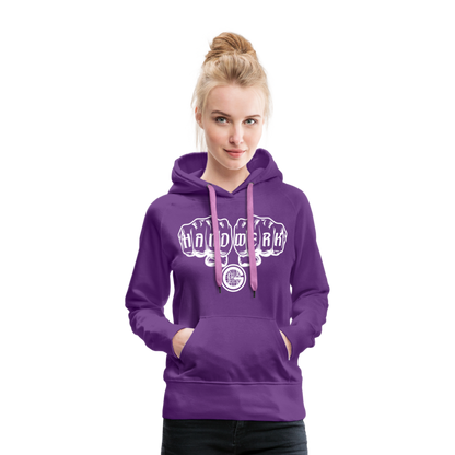 Frauen Premium Hoodie "Gerüstbauer" - Purple