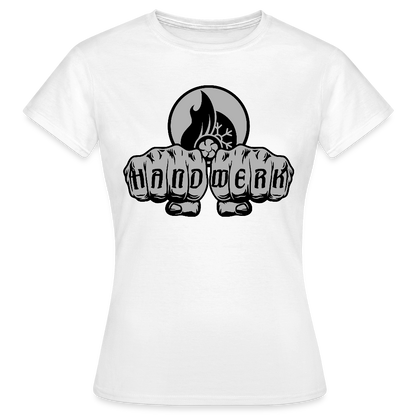 Frauen T-Shirt "Klimatechniker" Weiß Frauen T-Shirt