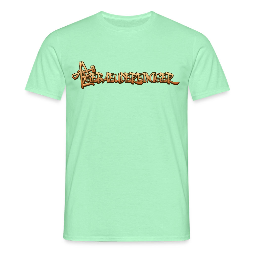 Unisex T-Shirt "Gebäudereiniger" Mintgrün Männer T-Shirt