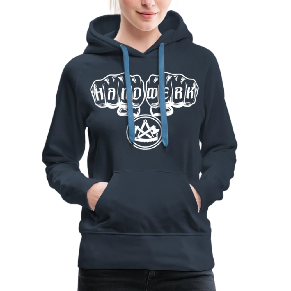 Frauen Premium Hoodie "Zimmermann" - Navy