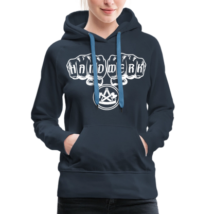 Frauen Premium Hoodie "Zimmermann" - Navy
