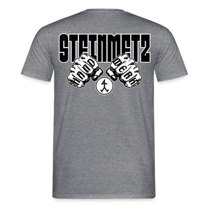 Unisex T-Shirt "Steinmetz" Graphit meliert Männer T-Shirt