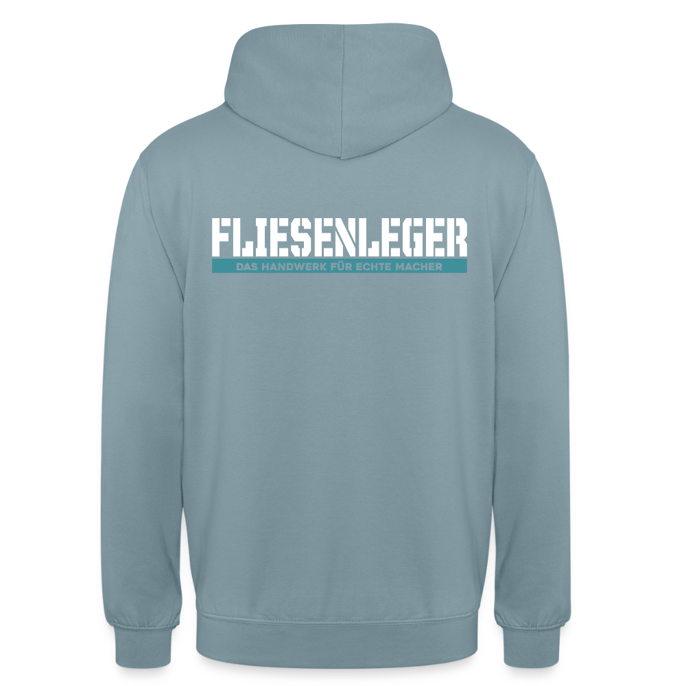 Unisex Hoodie HW-300 | MACHER "Fliesenleger" Nebelblau Unisex Hoodie {{ color }}