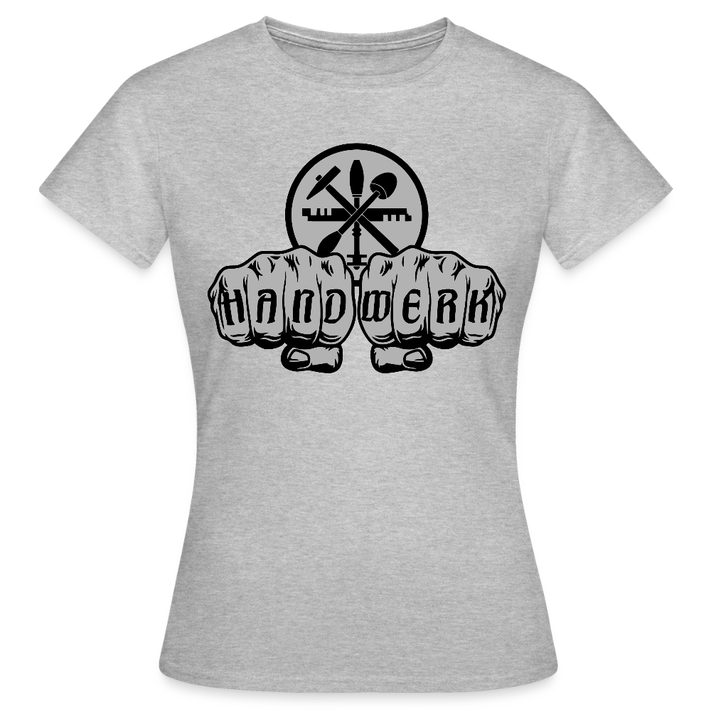 Frauen T-Shirt "Glaser" Grau meliert Frauen T-Shirt