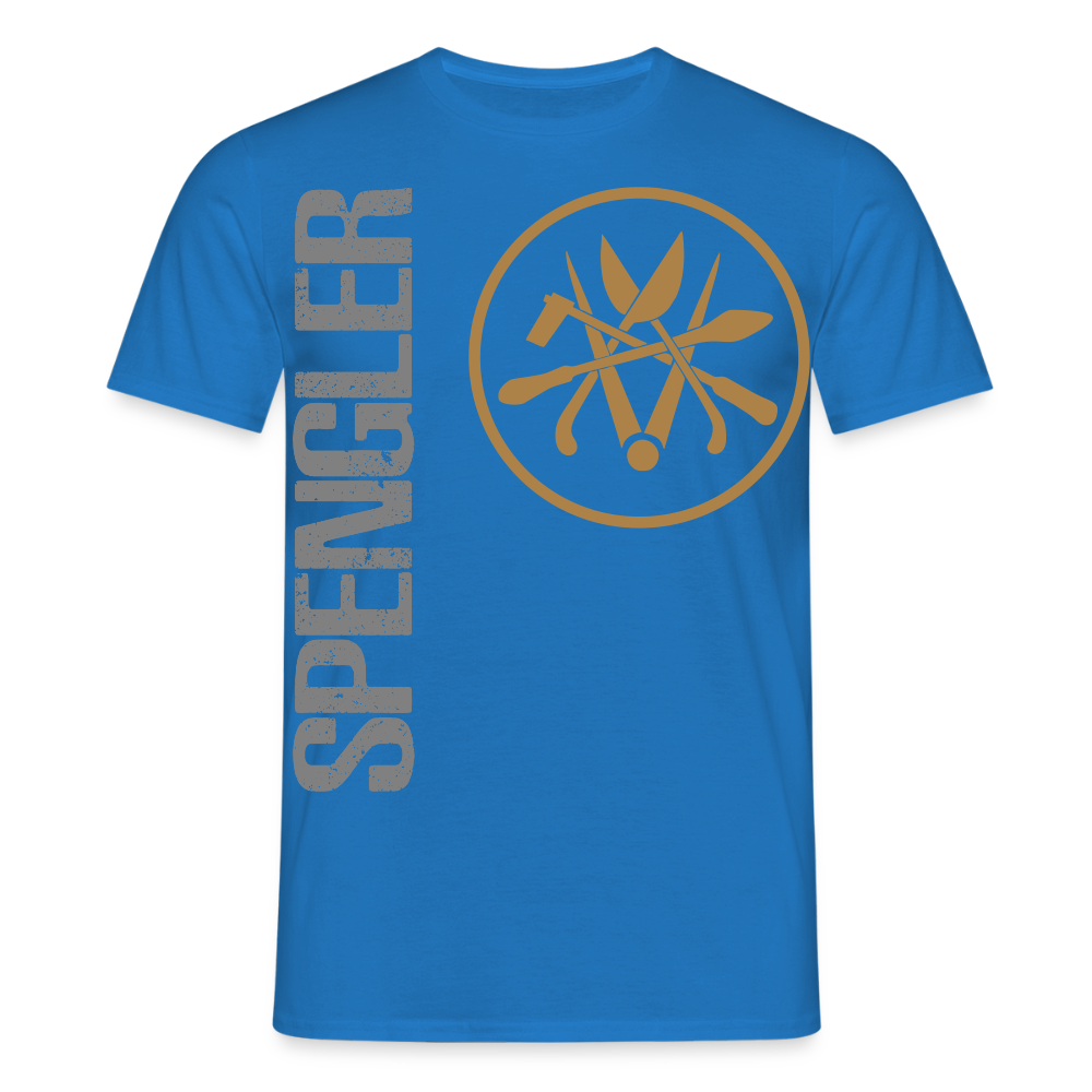 Unisex T-Shirt "Spengler" Royalblau Männer T-Shirt