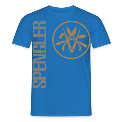 Unisex T-Shirt "Spengler" Royalblau Männer T-Shirt