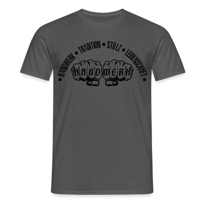 Unisex T-Shirt "Tradition/Stolz/Leidenschaft" Anthrazit Männer T-Shirt