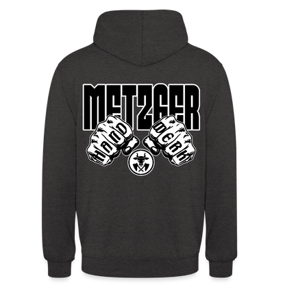 Unisex Hoodie "Metzger" (beidseitig bedruckt) Anthrazit Unisex Hoodie