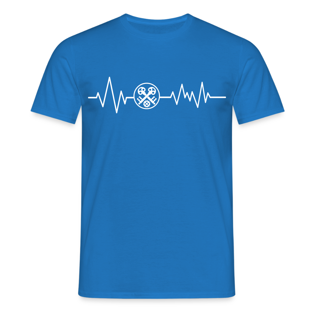 Unisex T-Shirt "Schlosser" Royalblau Männer T-Shirt